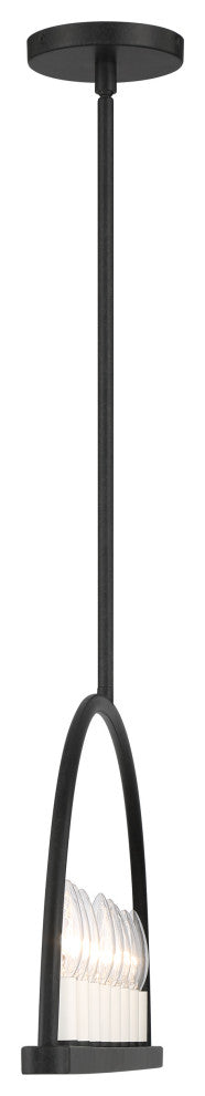Abbott 8-Light Black Linear Chandelier