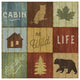 "Lake Lodge VIII" Digital Paper Print by Sue Schlabach, 32"x32"