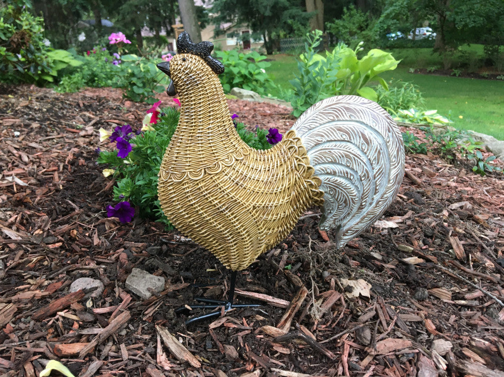 11" Folkart Rooster