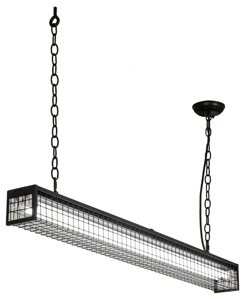 48.5" Long Paloma Golpe Oblong Pendant