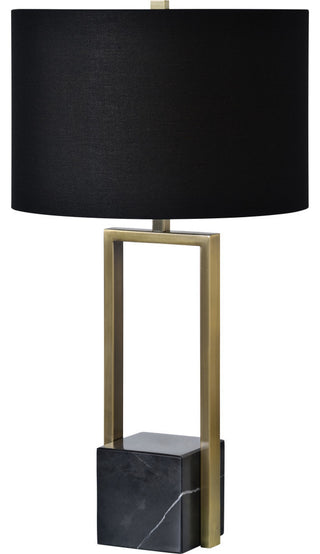 Arla Black Marble Table Lamp