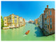 Green Grand Canal Venice, Landscape Canvas Art Print, 40"x30"