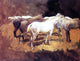 John Singer Sargent Horses at Palma, 21"x28" Wall Decal