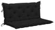 Vidaxl Cushion For Swing Chair Black 472" Fabric