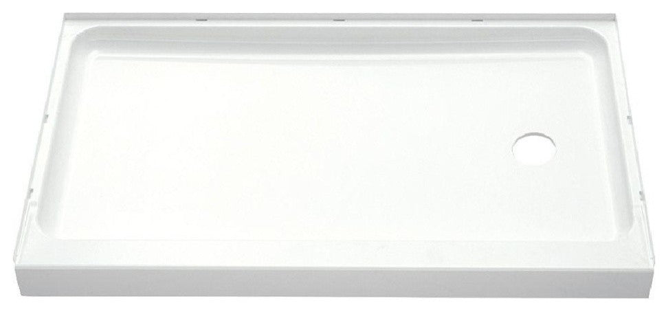 Sterling Ensemble 30"x60"x4" Vikrell Right-Hand Shower Base, White