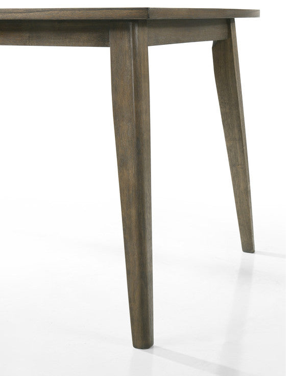 Bistro Walnut 88"W Rectangle Dining Table With Extension Leaf