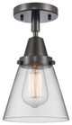 INNOVATIONS LIGHTING 447-1C-BK-G62 Small Cone Flush Mount