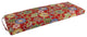 54"X19" Patterned Outdoor Spun Polyester Bench Cushion, Alenia Pompeii