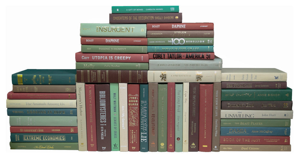 Modern Book Wall Set, Cabin, Set of 50