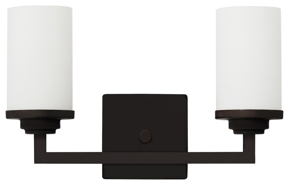 Jordan 2-Light Vanity Light, Ebony Bronze