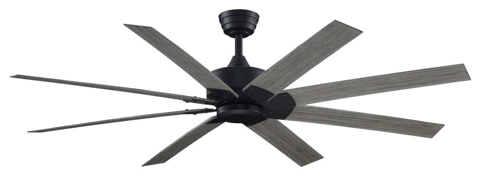 Fanimation Levon Custom-KIT-64 Levon Custom 64" 8 Blade Indoor / - Black /