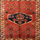 Ahgly Company Indoor Square Traditional Area Rugs, 7' Square
