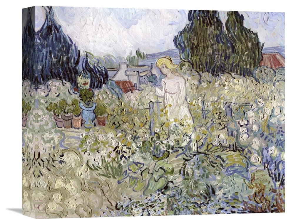 "Marguerite Gachet in the Garden at Auvers-Sur-Oise" Artwork, 16"x13"