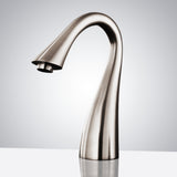 Bathselect Deck Mount Commercial Brushed Nickel Automatic Sensor Faucet