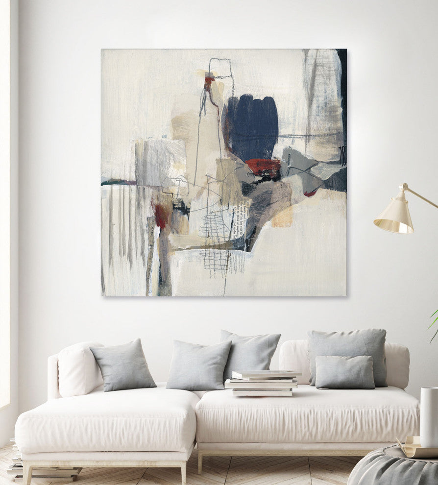 Bay Bridge I V2 - 54 x 54 by Terri Burris