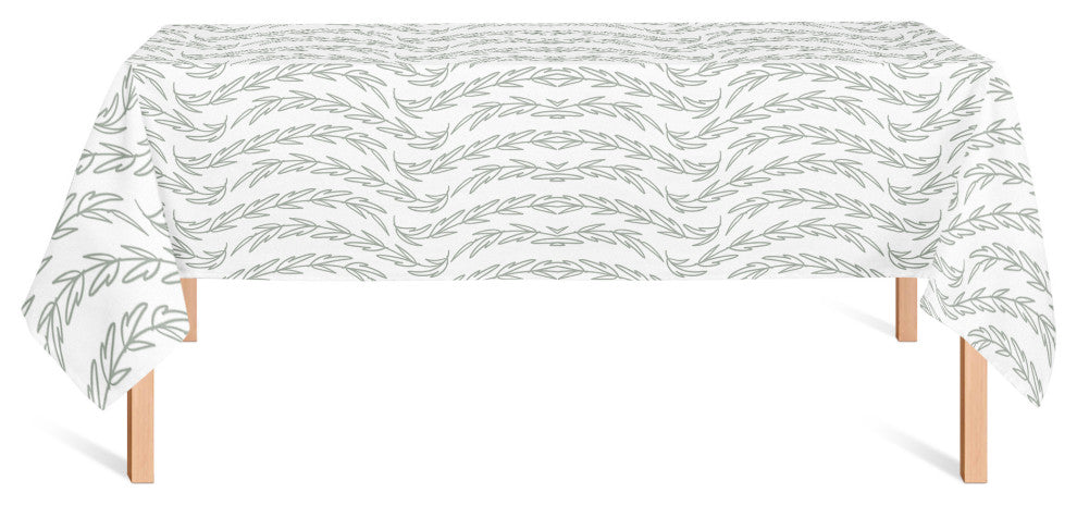 Vine Pattern Green 58x102 Tablecloth