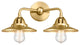 Innovations 288-2W-SG-M4-SG 2-Light Bath Vanity Light, Satin Gold