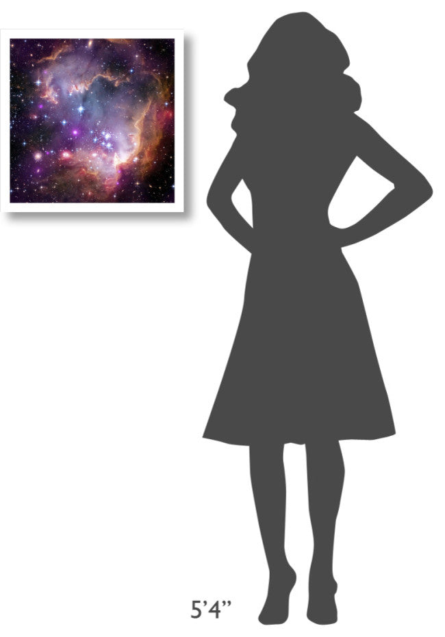 "Under the Wing of the Small Magellanic Cloud" Paper Print by NASA, 20"x20"