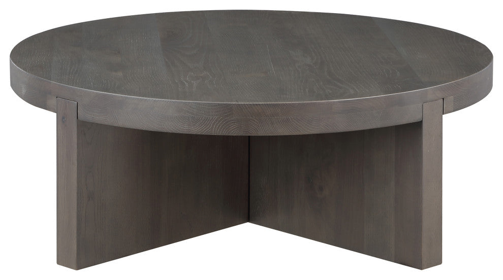 Folke Round Coffee Table Light Brown