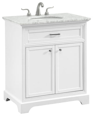 Elegant Lighting VF15030WH Americana 30" - Light Grey