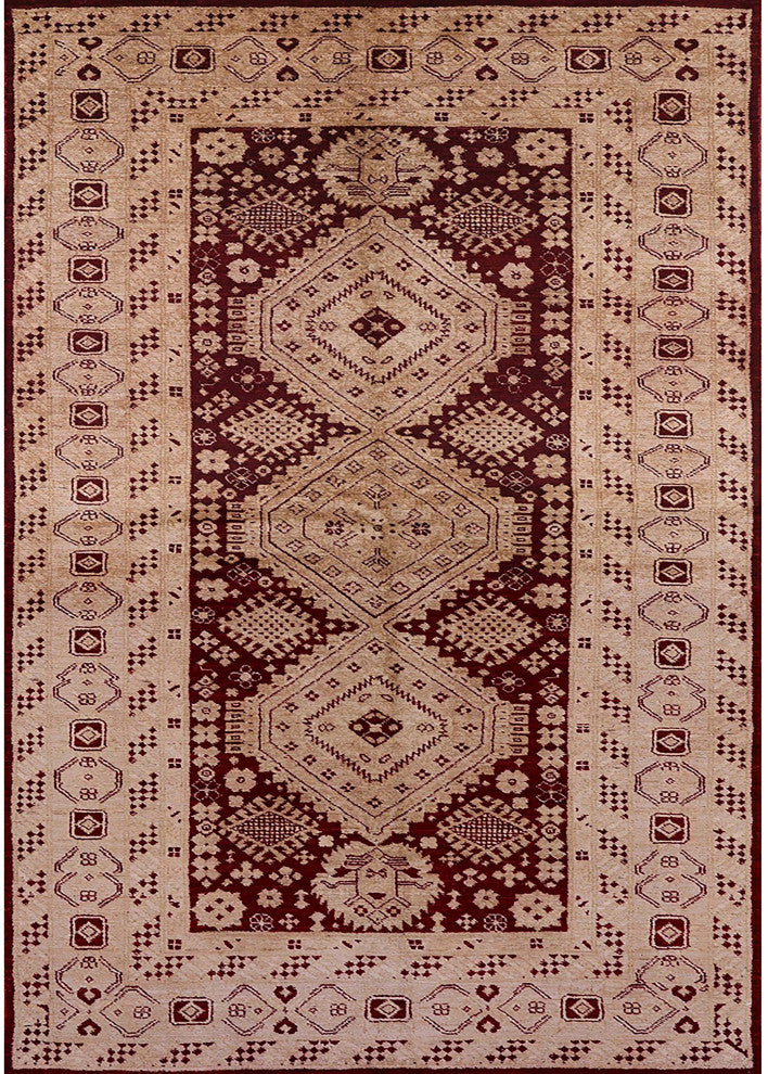 Ahgly Company Indoor Rectangle Mid-Century Modern Area Rugs, 2' x 5'