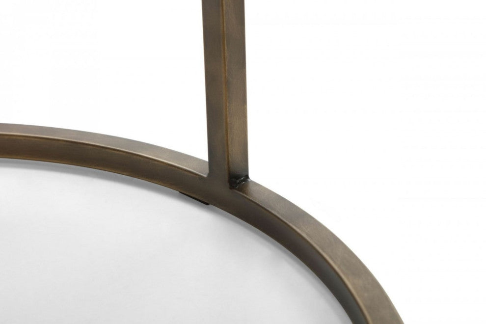 Modrest Elisa Modern Gray Velvet and Brass Dining Chair