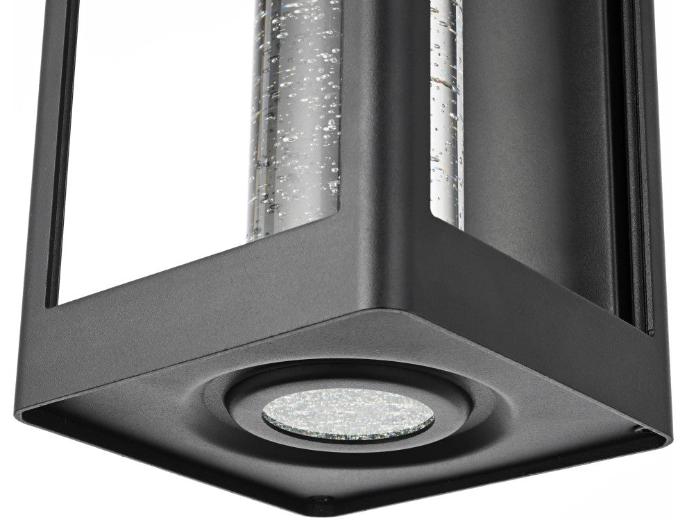 Home Living 15" LED Outdoor Wall sconce, Black