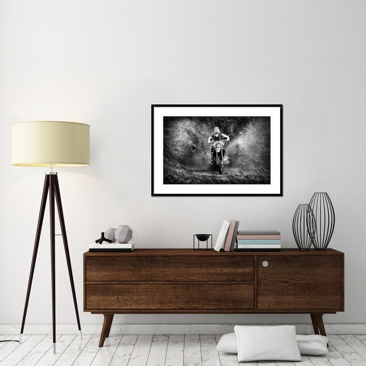 "Untitled" Framed Digital Print by GS Paul, 44x31"