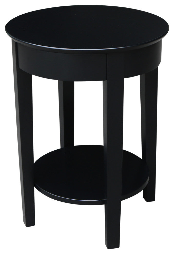 Phillips Accent Table with Drawer, Black