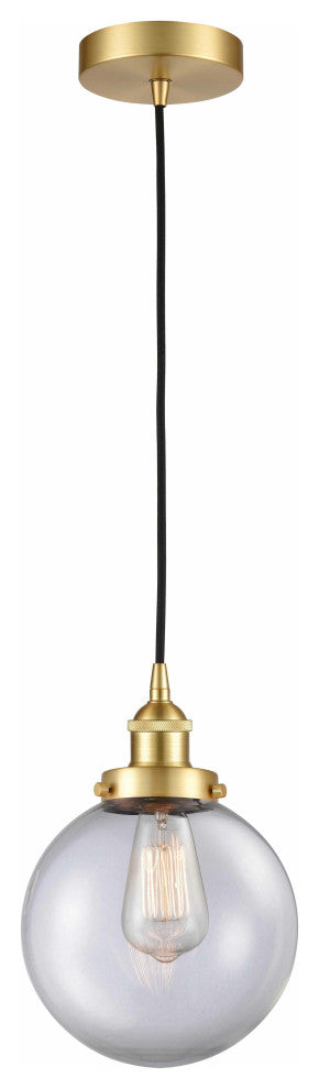Innovations 616-1PH-SG-G202-8 1-Light Mini Pendant, Satin Gold