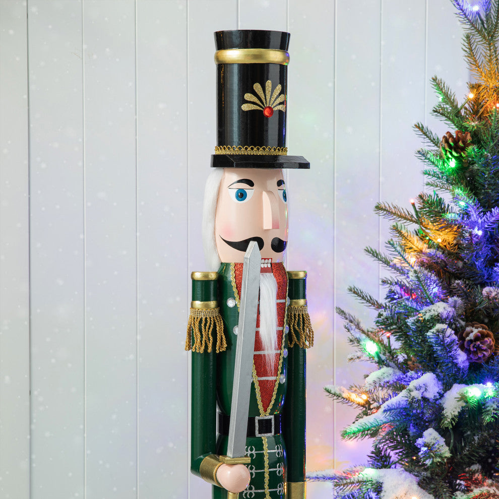 42"H Wooden Christmas Soldier Nutcracker