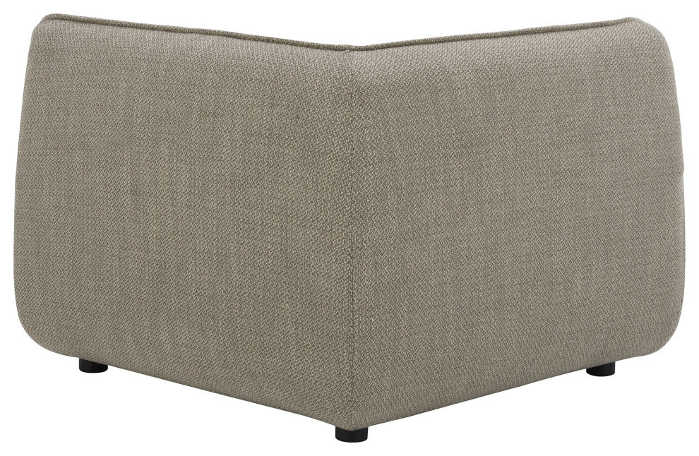 First of A Kind Zeppelin Corner Chair Speckled Pumice
