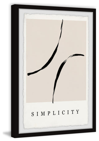 "Love the Simplicity" Framed Painting Print, 8x12