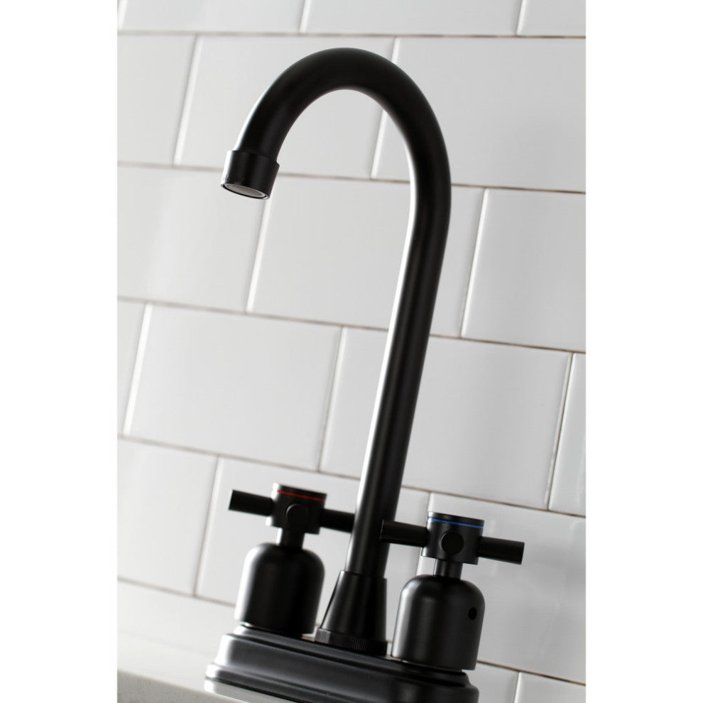 Kingston Brass KB8490DX Concord Bar Faucet, Matte Black