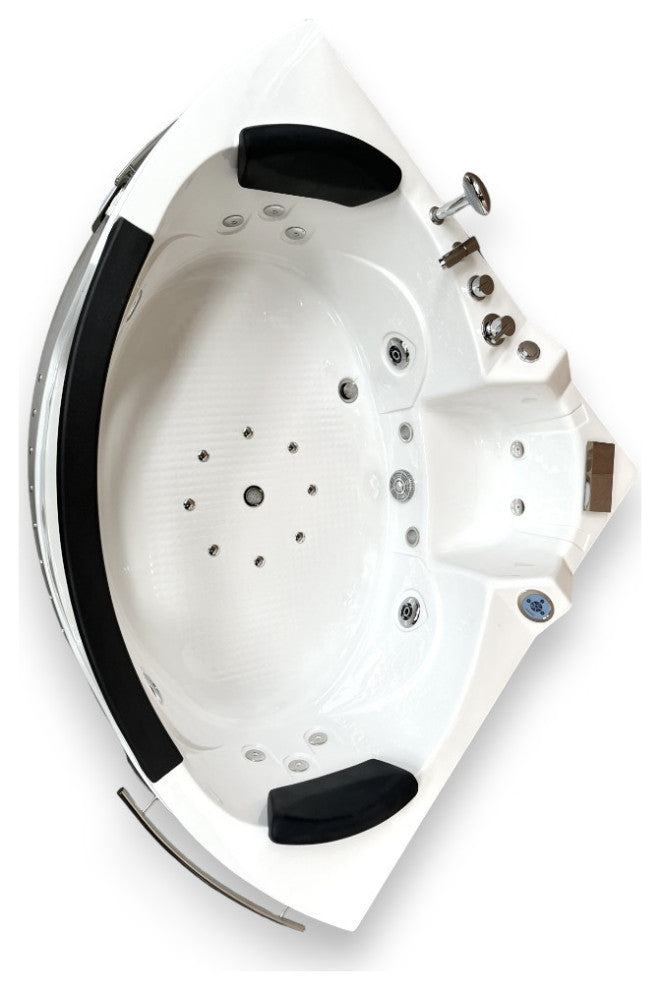 Whirlpool Bathtub 59"x59" Double Pump Heater, Santangels