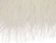 24.02"L Faux Fur Acrylic Bench