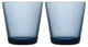 iittala Kartio Tumbler, Set of 2 7 oz, Rain, 1008721
