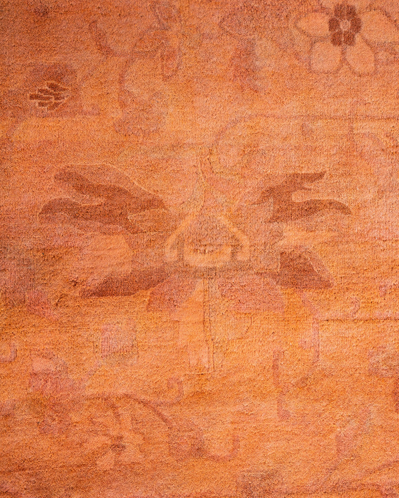 Fine Vibrance, One-of-a-Kind Handmade Area Rug Orange, 17'10"x12'3"