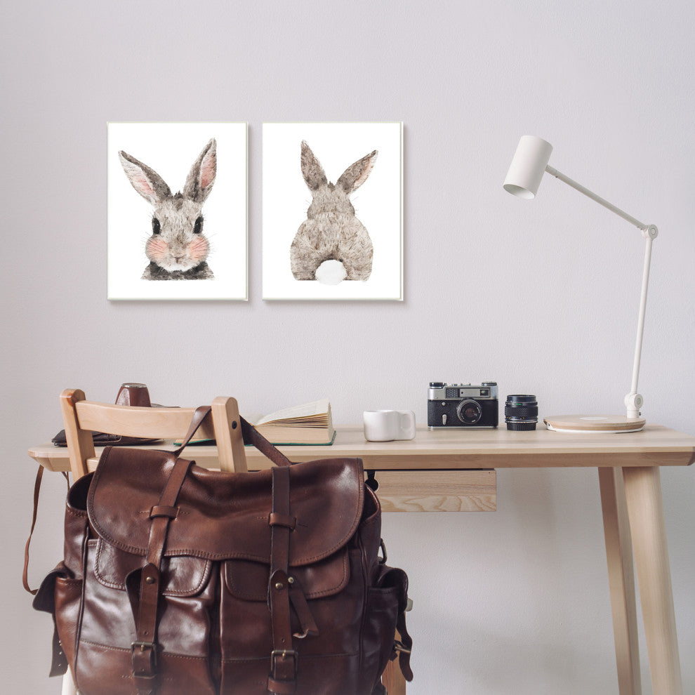 Adorable Bunny Cotton Tail Kid's Rabbit Blushing,10 x 15