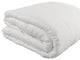 Deluxe 100% Natural Green tussah Silk Filled White Summer Comforter, Queen