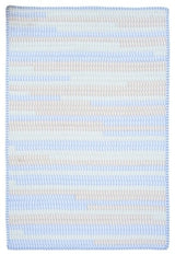 Ticking Stripe TK58 Starlight Teen/Kids Area Rug, Rectangular 7'x9'