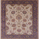 Ahgly Company Indoor Square Mid-Century Modern Area Rugs, 4' Square