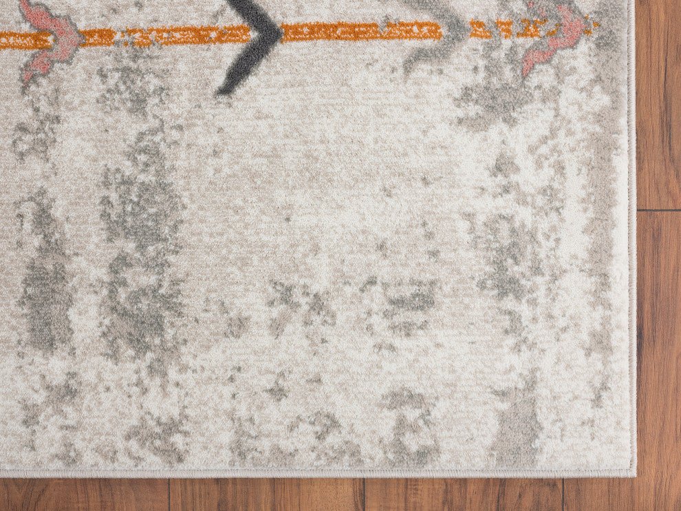 Abani Porto Collection PRT190A Geometric Moroccan Inspired Multi Color Area Rug