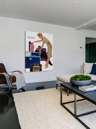 "Crowded Honeymoon" Painting Print on Wrapped Canvas