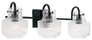 Capital Lighting 145131 Nyla 3 Light 24"W Bathroom Vanity Light - Matte Black