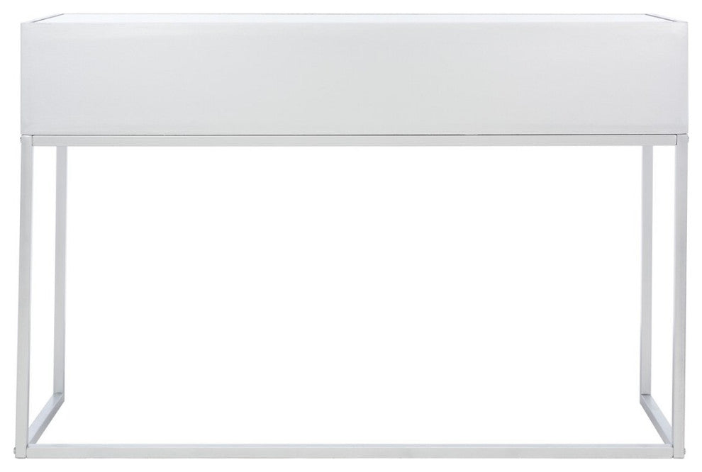 Safavieh Aster 2 Drawer Mirrored Desk, Silver/Mirror