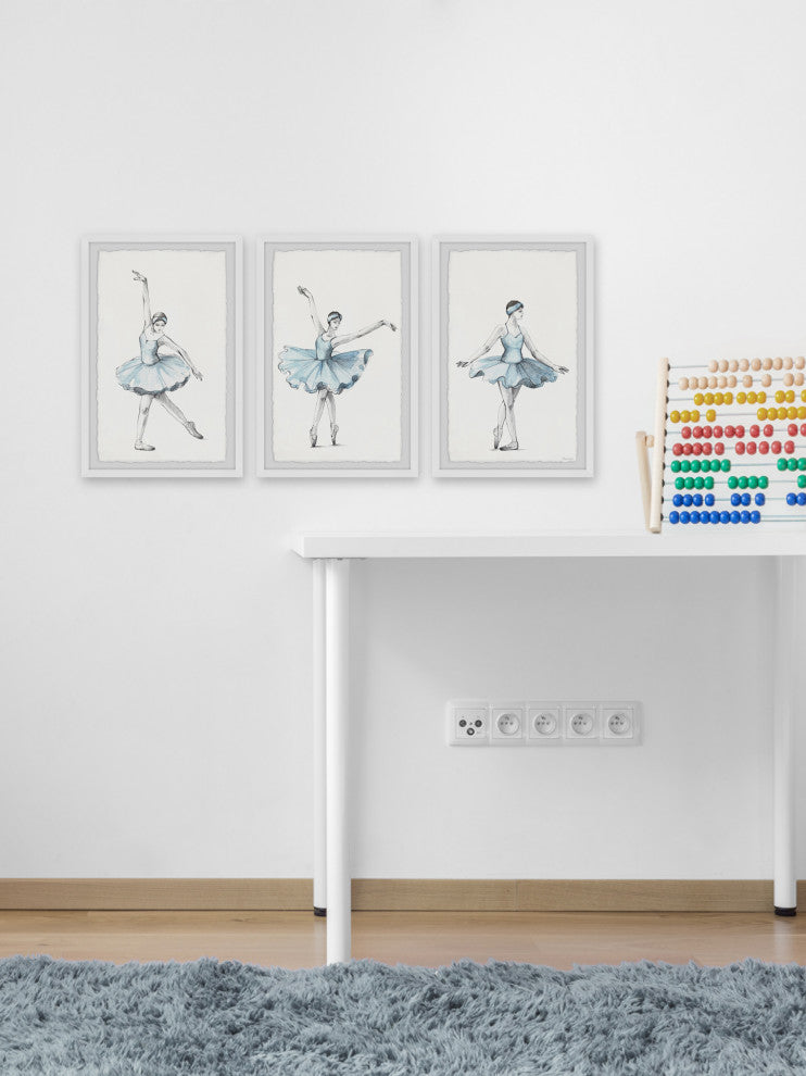 The Last Dancer Triptych, 3-Piece Set, 24x36 Panels