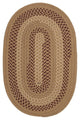 Colonial Mills Deerfield DF91 Taupe Traditional Area Rug, Oval 2'x3'