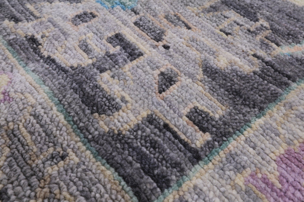 12' 0" X 15' 2" Turkish Oushak Handmade Wool Rug - Q13432
