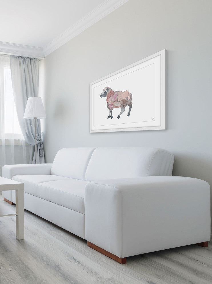 "El Becerro" Framed Painting Print, 24"x16"